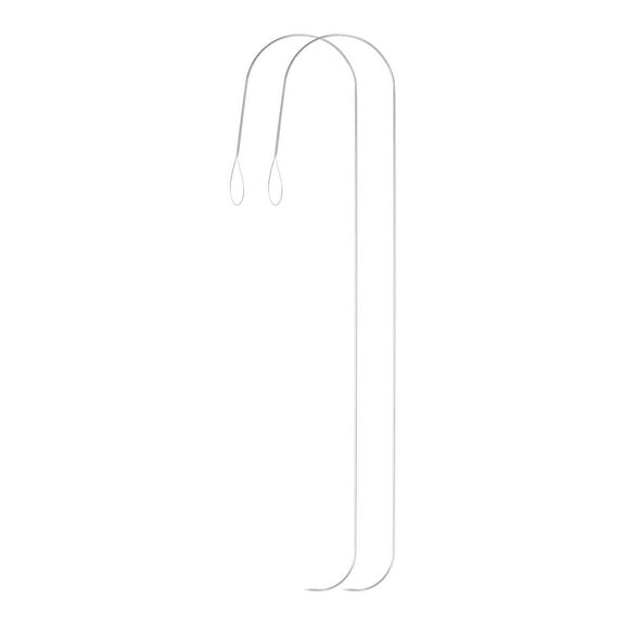 Uxcell Big Eye Beading Pin 5.5 Inch Long Curved Beading Needles with Handle 2 Pack