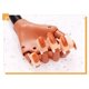 thumbnail image 4 of Mano de práctica para uñas acrílicas con puntas de uñas, las uñas no se caerán fácilmente, manos flexibles para practicar uñas, manos falsas para practicar uñas postizas, marrón, 4 of 5