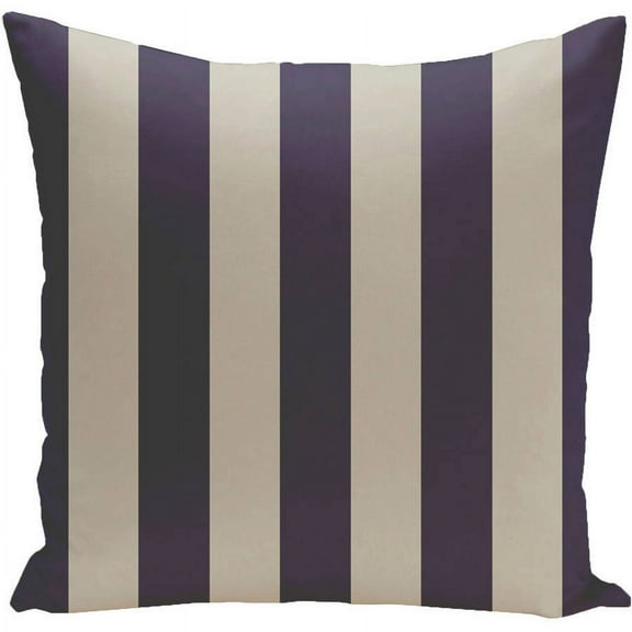 Simply Daisy 16" x 16" Stripe Decorative Print Pillow