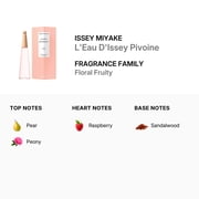 Leau Dissey Pivoine by Issey Miyake Eau De Toilette Intense Spray 1.6 oz for Women - Premium Designer Fragrance