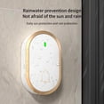 thumbnail image 3 of Wireless Doorbell Kit with 1000-Foot Range, Plug-In Receiver & Weatherproof Transmitter, 4 Volume Settings for Home, Apartment or Office(Gold), 3 of 6