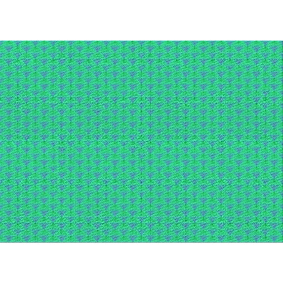 Ahgly Company Indoor Rectangle Patterned Medium Spring Green Area Rugs, 8' x 12'