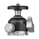 thumbnail image 4 of Cabeza de bola Andoer Compact Panorama Ballhead Adaptador de montaje en trípode Conector de tornillo de 1/4 pulgadas Mini cabeza de bola Aleación de aluminio Mecanizado CNC Capacidad de carga de 5 kg Andoer  Cabeza de bola, 4 of 7