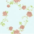 thumbnail image 1 of Floral Rose, Rouleau de Papier Peonies Bleu Ciel, 1 of 2