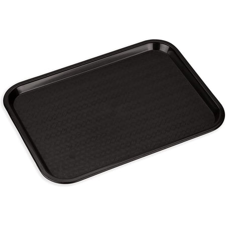 Cafe Fast Food Cafeteria Tray with Patterned Surface for Cafeterias, Fast Food, And Dining Room, Plastic,