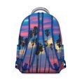 thumbnail image 3 of Hawaii Tropical Wind Palm Leaves Backpack: Perfect Gift for Students, Durable Lightweight Laptop Daypack for High School College, Large Capacity Bookbag for Campus Commute, 3 of 6