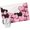 Pink, variant on 2x3 Ft Entryway Area Rug, Valentine's Day Kitchen Rug Runner Washable Floor Mat, Romantic Love Heart Ballons Pink and Black Non Slip Indoor Door Mat Throw Carpet for Bathroom Living Room Bedroom