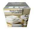 Better Homes & Gardens Loden White Square Porcelain 12Piece