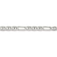 thumbnail image 2 of Primal Silver Sterling Silver 5.5mm Figaro Anchor Chain, 2 of 6