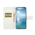 thumbnail image 5 of For Samsung Galaxy A36 5G 6.7" Ethnic Wind Embossed Strong Magnetic Attachment/Closure, Card Slots/Pocket, PU Leather Flip Wallet Case ﻿,White,For Galaxy A36 5G, 5 of 7