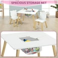 thumbnail image 2 of JOYMOR Kids Table and 2 Chairs Set with Storage & Removable Tabletop, Panda Ear Chairs, 3-in-1 Kids ActivityTable for Craft, Playroom Toddler Table and Chair Set for Kids 2-5, 2 of 7