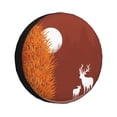 thumbnail image 2 of 15'' Red Night Forest Tire Cover, Universal Spare Wheel Covers, Dust-Proof, Water-Proof, Sun-Proof and Corrosion-Proof, 2 of 9