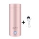thumbnail image 2 of FLhrweasw Hervidores Eléctricos 400 Ml Minibotellas Calentadas Acero Inoxidable 304 (rosa BS), 2 of 9
