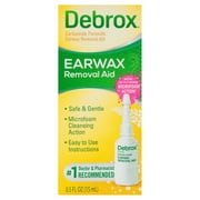 Debrox Earwax Removal Aid, Microfoam Ear Drops with Carbamide Peroxide, 0.5 Fl Oz