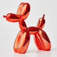 thumbnail image 4 of Estatuilla de Perro Globo de Resina perfecl Escultura de Animales Domésticos Adorno Escritorio rojo, 4 of 7
