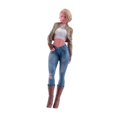 thumbnail image 4 of Modelo de Niña a Escala 1/24, Personaje de Juego de Rol, Modelo de Diminuta para Mesa de Arena, Decoración de Escritorio, Escena de Bricolaje., 4 of 9