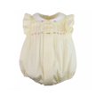 thumbnail image 1 of Romper Babytunes Couture amarillo bordado para bebés, 1 of 5