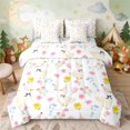 thumbnail image 2 of Erosebridal Goose Queen Bedding for Girls, Garden Party Bedding Comforter Set Queen, Stars Reversible 7-Piece, 2 of 6