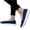Dark Blue, variant on Women's Breathable Mesh Backless Walking Shoes,Casual Slip On Comfortable Soft Sole Sneakers Low Top Lightweight Loafers