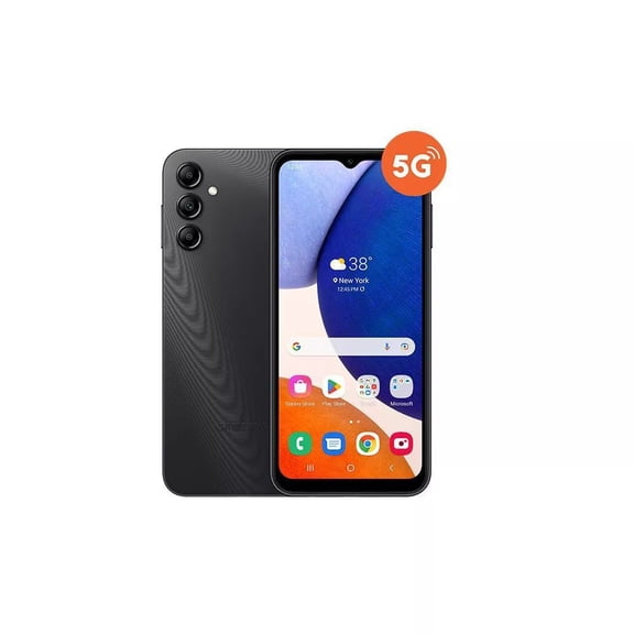 Pre-Owned Consumer Cellular, Samsung Galaxy A14 5G, 64GB, Black - Smartphone