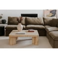 thumbnail image 6 of Moe's Home Collection Oregon Square Coffee Table Blonde Wood Coffee Tables, 6 of 6