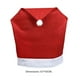 thumbnail image 3 of Gorras Para Sillas 2 piezas de Navidad Santa sombrero silla contraportada hogar cena mesa arte funda decorativa, 3 of 5