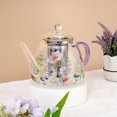thumbnail image 5 of STP GOODS Chamomile Borosilicate Glass Teapot with Infuser 44 fl oz (1.3 L) Kitchen Tea Brewer Floral Coffee Pot Kettle for Blooming Teas, 5 of 6