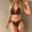 Coffee, variant on 2026 Border Sexy Split Swimsuit Women's Bikini European And Swimsuit