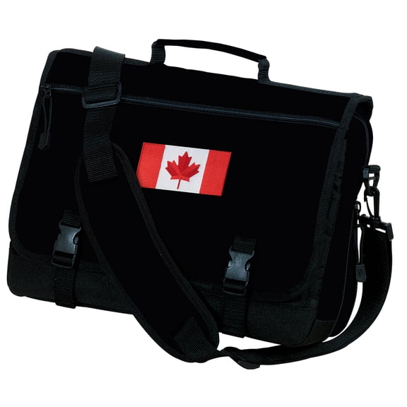 Canada Flag LAPTOP Bag Canadian Flag Computer Messenger Bag