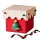 thumbnail image 4 of Caja de regalo de Navidad, caja de dulces, soporte decorativo con tapa, manualidades de bricolaje, decoración navideña para celebración, recuerdo de Rojo con tapa blanca, 4 of 8