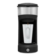 Compact Single Serve Coffee Maker - Brews and Ground Coffee, 6-14oz Reservoir, Space-Saving Design for Home or Office - Perfect for Small Kitchens