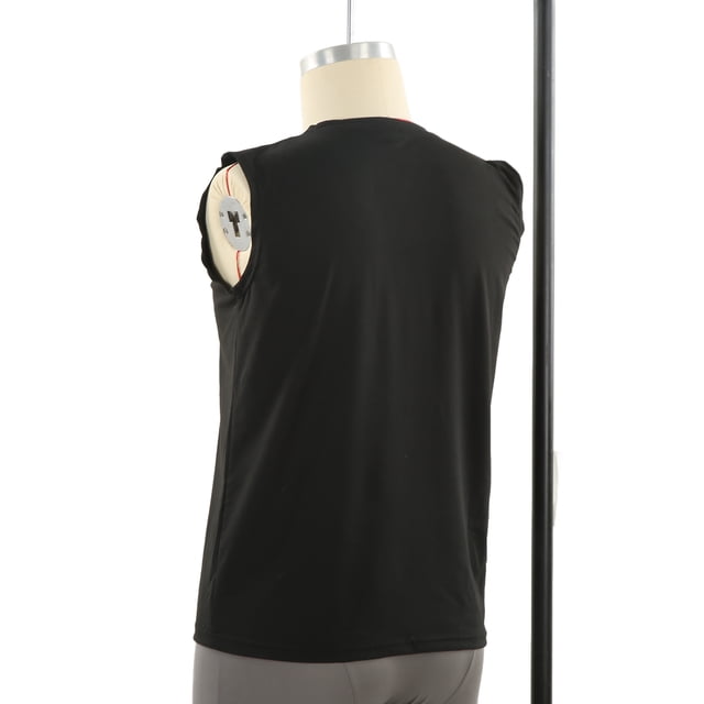 Camiseta Sin Mangas De Entrenamiento Camisetas Musculares De Fitness Camiseta Sin Mangas Muscular Camiseta Sin Mangas De Entrenamiento Para Hombres Camisetas Sin Mangas De Color ANGGREK XL negro