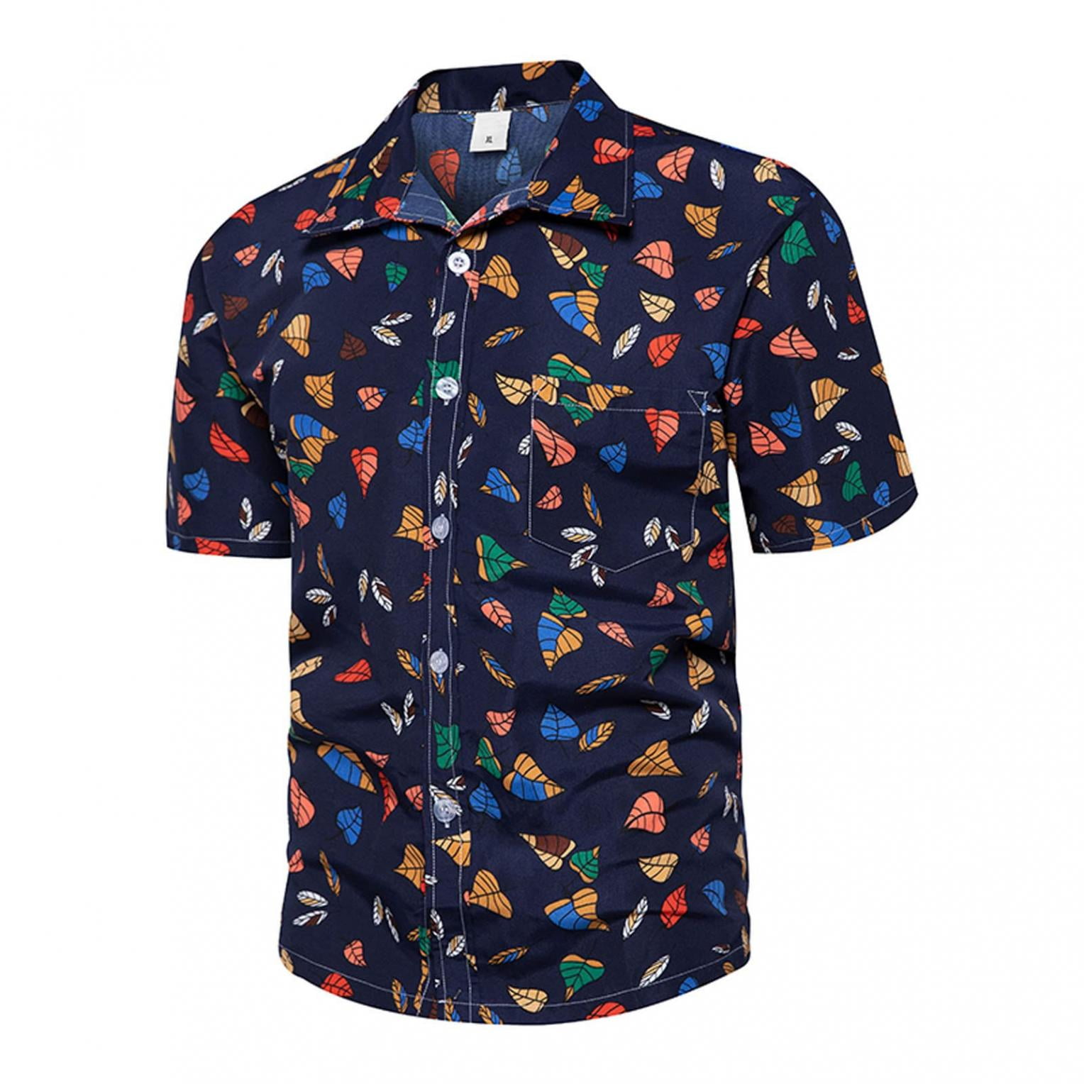 TopLLC Mens Casual Short Sleeve Button 