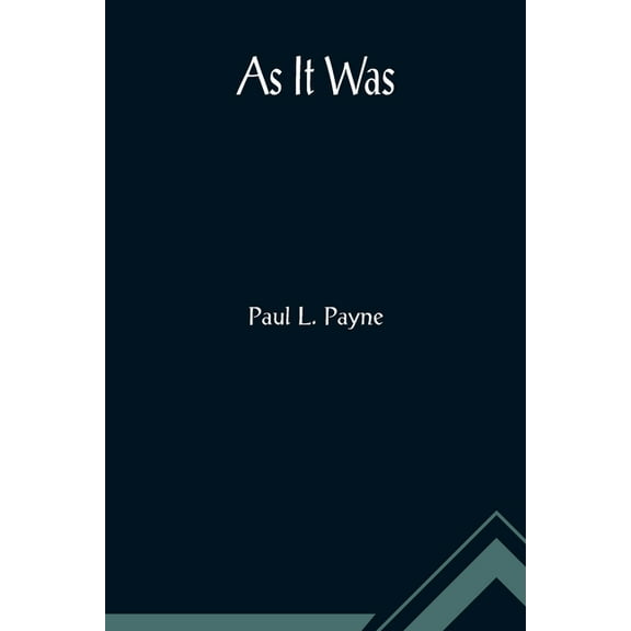 As It Was, (Paperback)