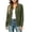 A-Army Green, variant on Women Knit Cardigan Tops Long Sleeve Collared Button Front Versatile Kinted Blouse for Fall Winter Daily Wear A-White S
