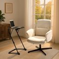 thumbnail image 4 of Homy Casa Compact Folding Computer Desk with Cup Holder and Adjustable Height, Black PP Surface, 4 of 12