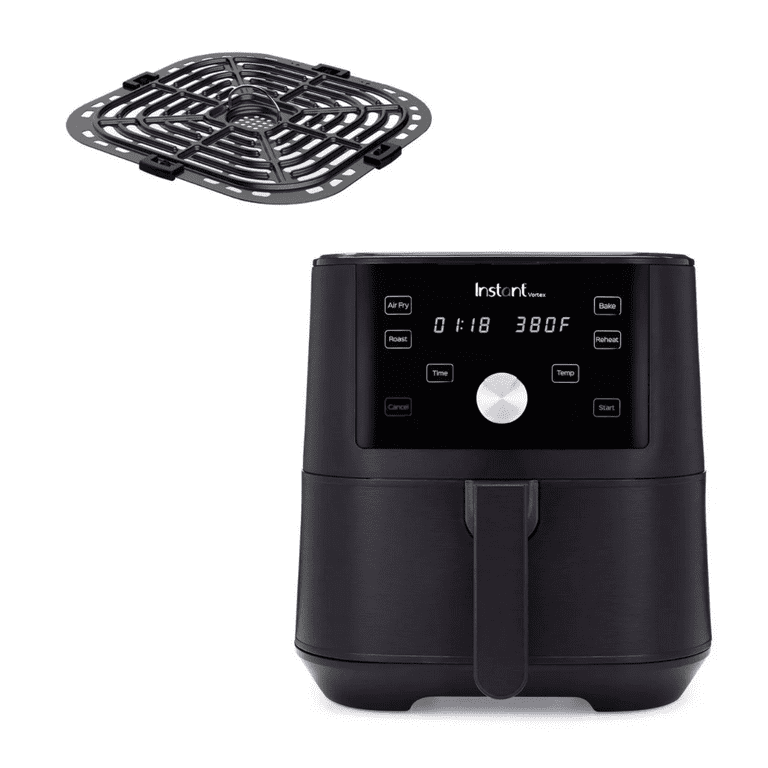 Instant Vortex 5qt Single Basket 4-in-1 Air Fryer Oven with ClearCook Window, Black