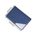 thumbnail image 2 of Raindrops Men Women Business Card Folder 1Pack Portable Business Card File Holder Dark .80X6.50X1.30CM, 2 of 8