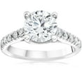 thumbnail image 1 of Bague de Fiançailles Solitaire en Diamant Rond 1/5ct Or Blanc 14K, 1 of 4