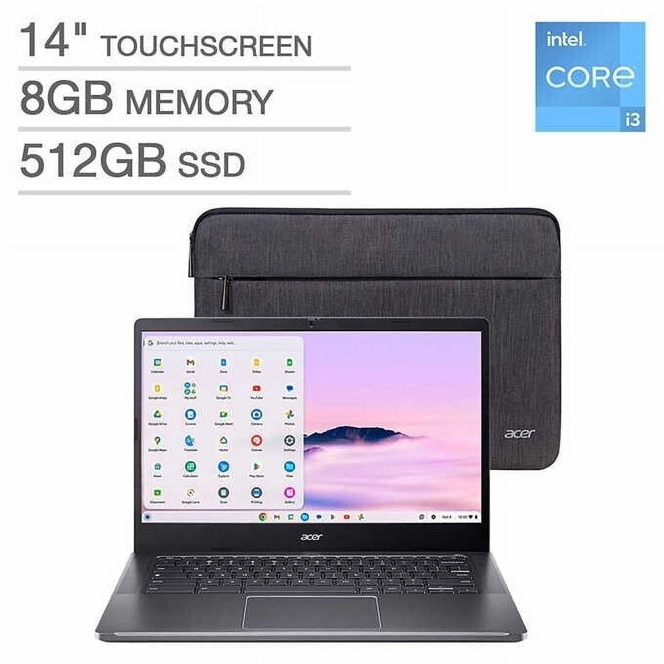 Acer 14” Chromebook Plus, Touchscreen, i3-N305, 8GB, 512GB SSD