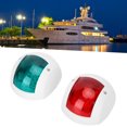 thumbnail image 2 of Cergrey 1 Paire Feu de Signalisation Rouge Vert LED Avertissement de Navigation Lumière de Bateau Parfait GU, 2 of 8