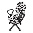 thumbnail image 2 of ZUXONGSY Cow Print Office Chair Cover Set of 2 Piece Mid Back Chair Covers Expandable Computer Desk Chair Seat Cover Replacement Furniture Protector for Family Friends, 2 of 7