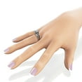 thumbnail image 4 of Vintage Filigree Design Round Cut Moissanite Engagement Ring, 4 of 4
