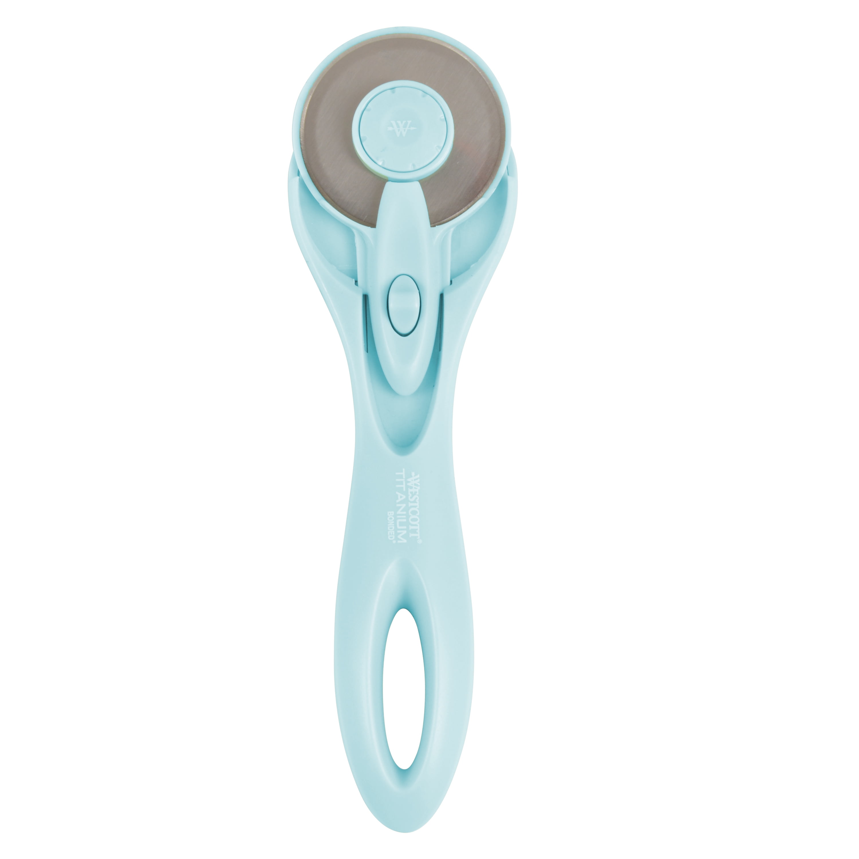 Westcott Titanium Bonded 45mm Rotary Cutter, for Craft, Light Blue, 1