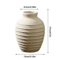 thumbnail image 4 of Vintage Ceramic Small Vase Decor Wabi Sabi Style Living Room Flower Arrangement Entrance Dining Table Decorative Vase, 4 of 4