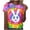 Purple#womens workout tops, variant on Womens Bunny T Shirts Short Sleeve Tie Dye Heart Graphic Tees Crew Neck Loose Blouse Easter Day Party Cute Tops Hot Pink S