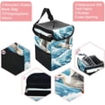 thumbnail image 2 of Seagull Foldable Car Trash Bin with Lid, Leak-proof Mini Trash Can for Car, Hanging Storage Bag Included, 2 of 6