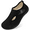 Black, variant on Barerun Womens Adjustable Non-Slip Diabetic Shoes, Wide Slippers for Arthritis and Edema, Size 6