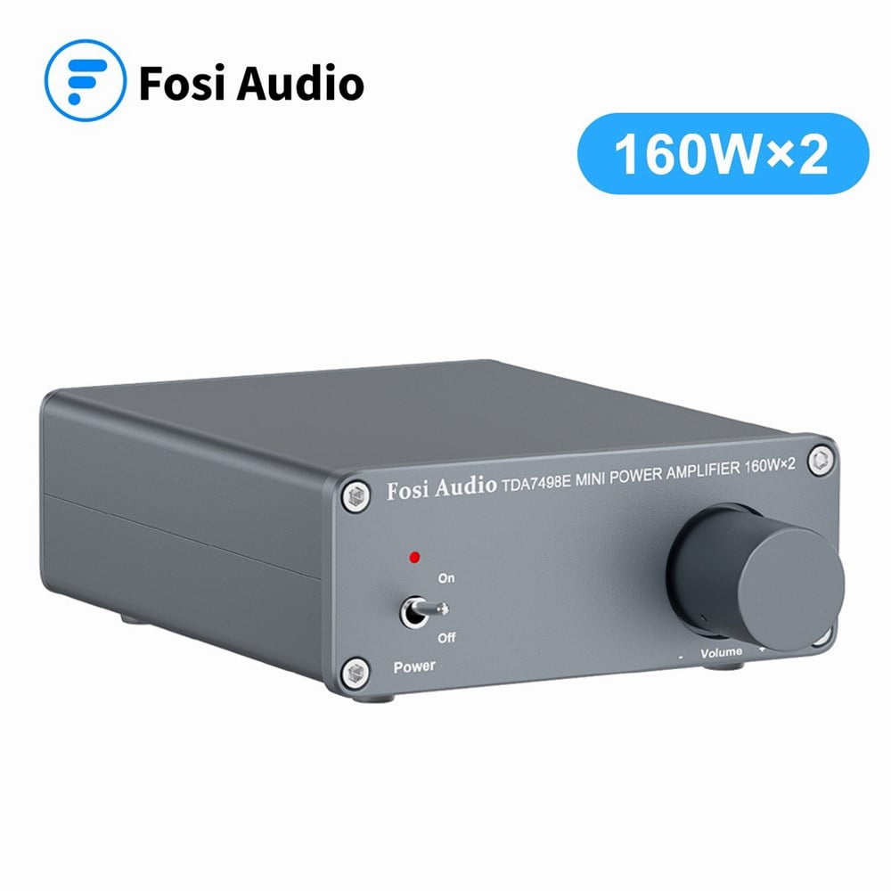 Fosi Audio TDA7498E 2 Channel 160W x2 Stereo Audio Amplifier Mini HiFi