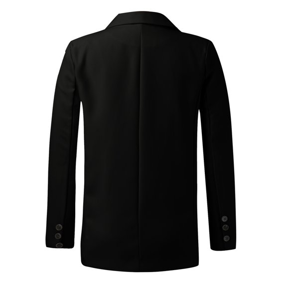 Vedolay Top Suit Jackets for Women Business Casual Blazer with Lined Double Suit Jacket,Black S